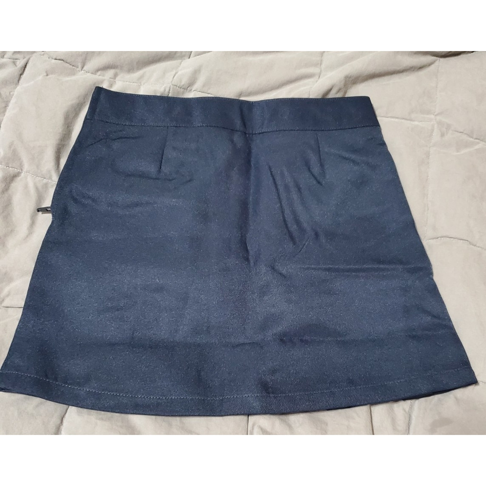 French Toast Girls Uniform Skort Size 6 Navy Pleated Scooter Adjustable Waist - Picture 11 of 12